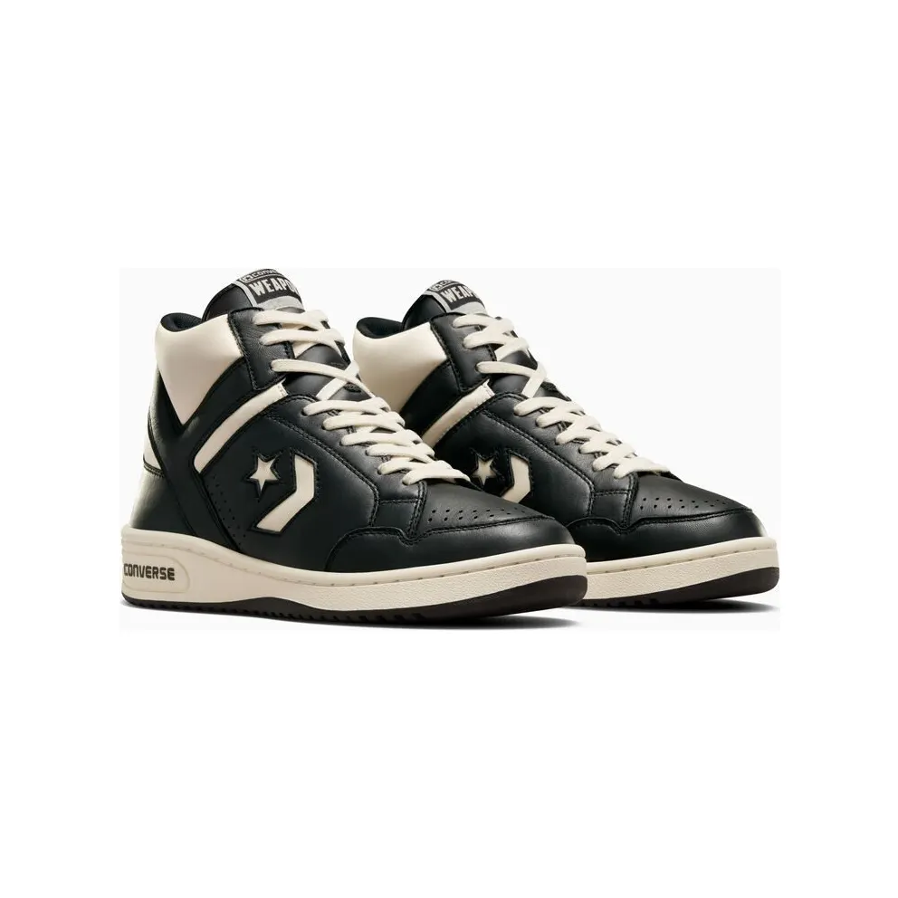 Converse Weapon Leather Black/Natural Ivory/Black (A04400C)