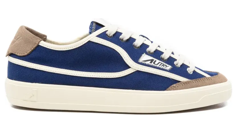 Autry Windscape sneakers met logo-patch – Blauw (SCLMCQ02)