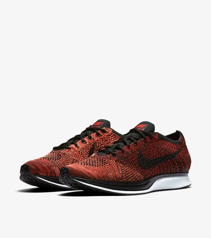 Nike Flyknit Racer University Red “Fire Rooster” (2017) University Red/Black-Bright Mango (526628-608)
