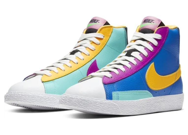 Nike Blazer Mid’Aurora Purple Orange’ GS Battle Blue/Aurora/Vivid Purple/Laser Orange (CZ9441-400)