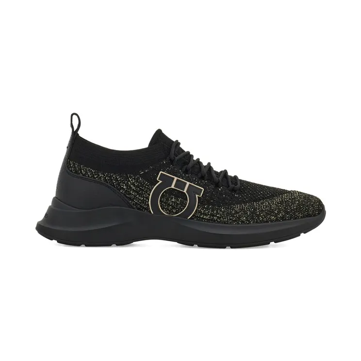 Ferragamo Gancini-detail Knit “Black” (029948 0784024 M Black) (0299480784024MNERO)