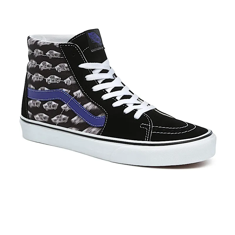 Vans Sk8-Hi ‘Blur Boards’ Black/Royal Blue (VN0A4BV6T2N)