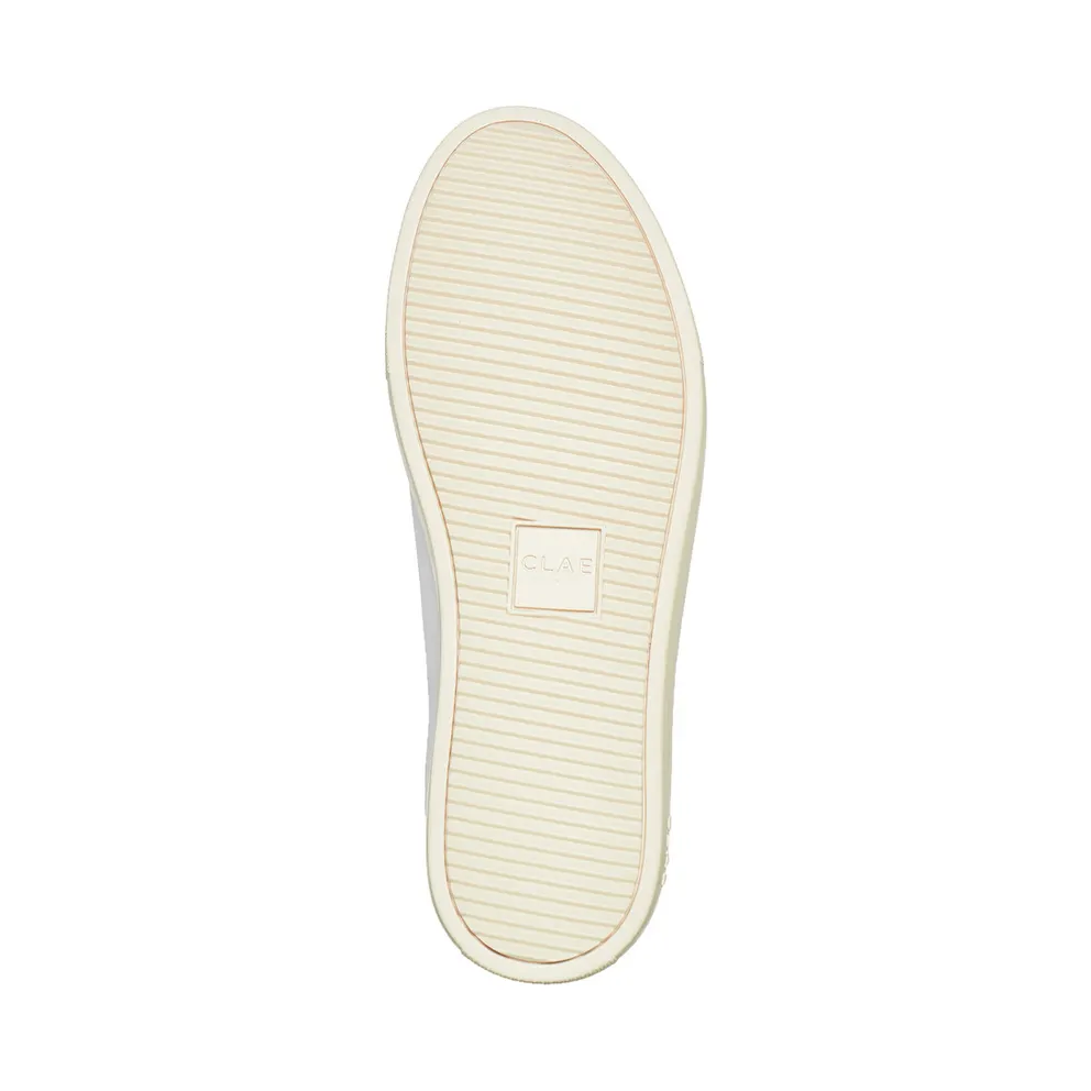 Clae Bradley V White Milled Leather (CL19CBV02-WML)