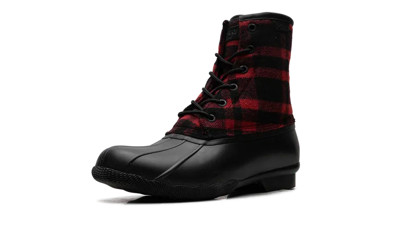 Sperry Saltwater Duck Boot “Black/Red” (STS23075)