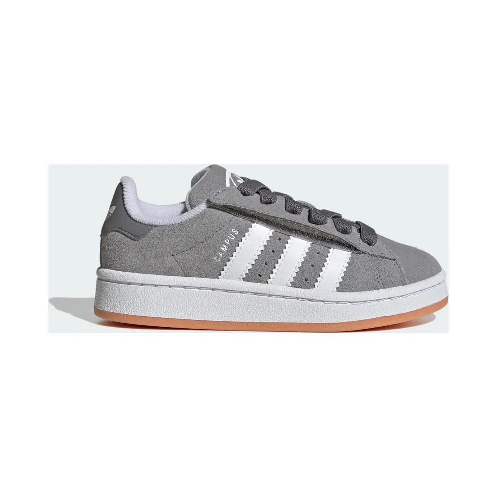 Adidas Campus 00s Comfort Closure with Elastische Veters Kids Grey Three / Cloud White / Cloud White (JQ6384)