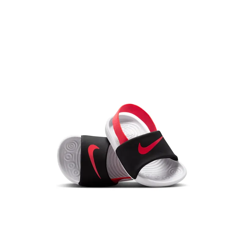 Nike Kawa Slide Black White Bright Crimson (FJ8811-003)