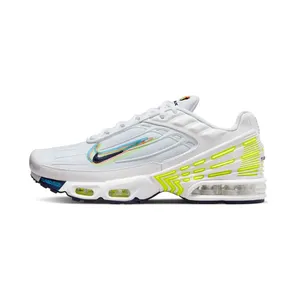 Nike Air Max Plus 3 3D Swoosh “White / Volt / Light Navy / Blackened Blue” (DV6823-100)