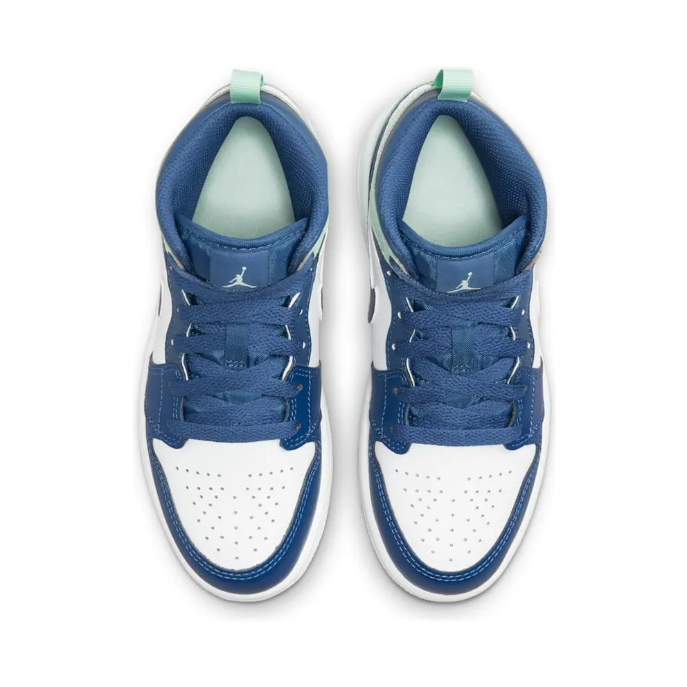 Air Jordan 1 Mid Mystic Navy Mint Foam (PS) (640734-413)