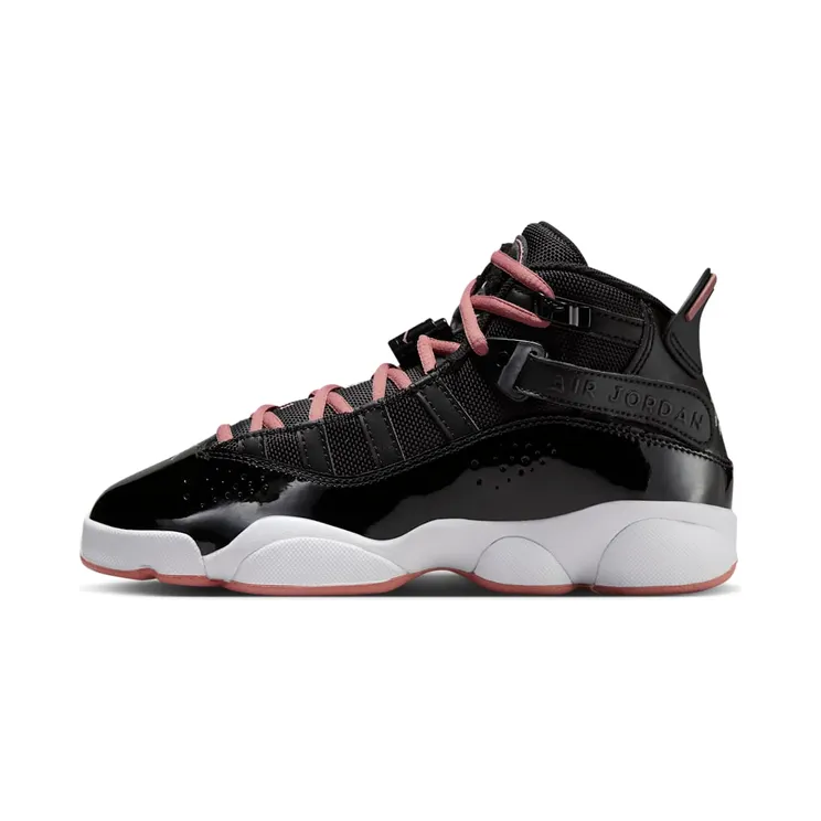 Jordan 6 Rings Black White Anthracite Rust Pink (323419-068)