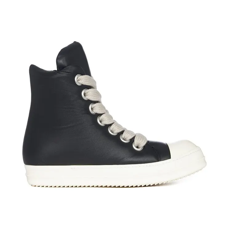 Rick Owens DRKSHDW Hollywood Jumbo Lace High Peached Lambskin Black Milk (RU01E5892-LLPPW2-911)