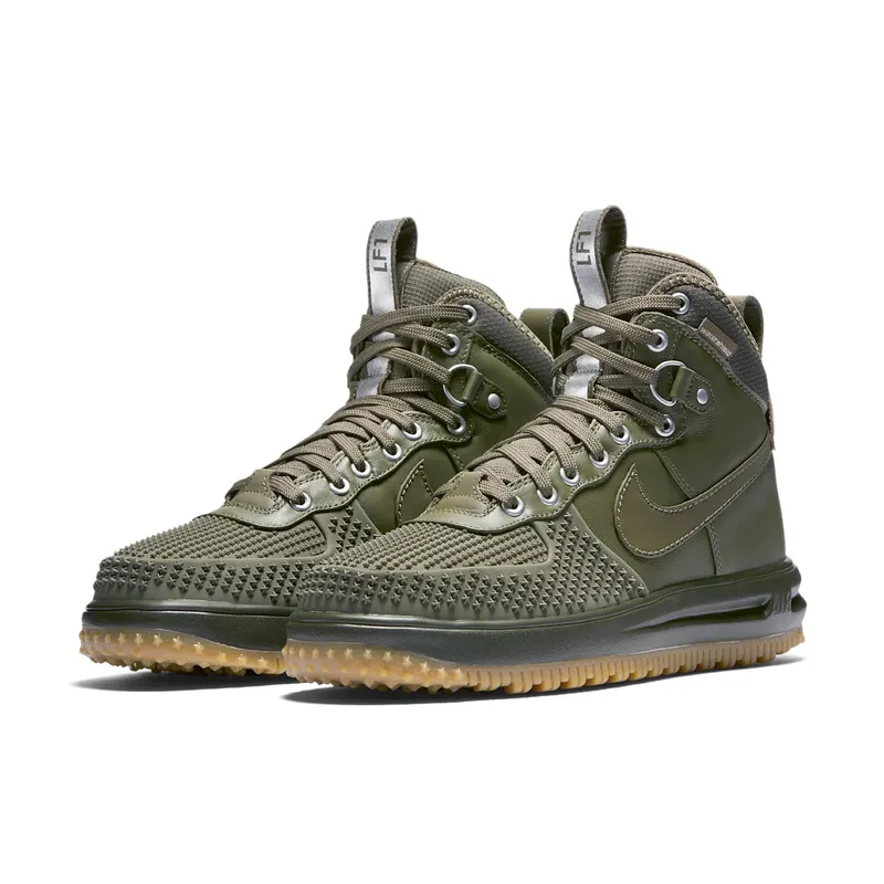 Nike Lunar Force 1 Duckboot Medium Olive Gum Medium Olive/Gum Light Brown-Cargo Khaki-Medium Olive (805899-201)