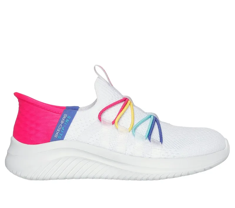 Skechers Slip-ins: Ultra Flex 3.0 – Bungee Fun Sneaker White