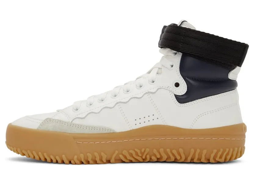 Chloé White & Navy Franckie High-Top 91J Wht/Blu (CHC20W39242) (3)