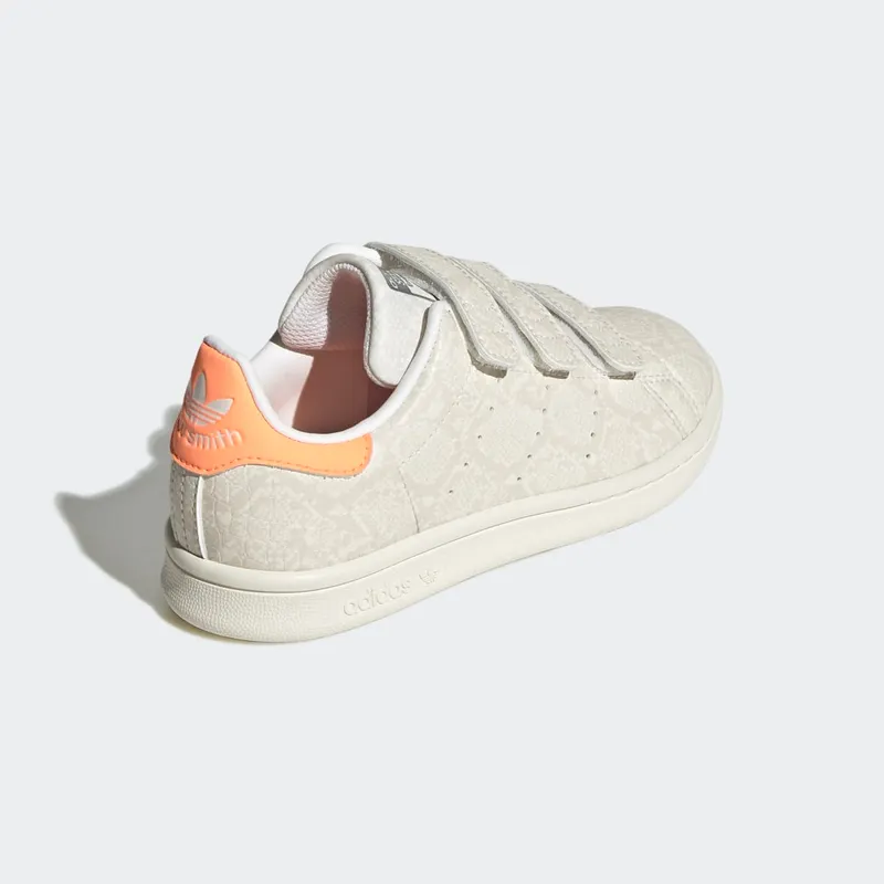 Adidas Stan Smith Core White / Core White / Beam Orange (HP9761)