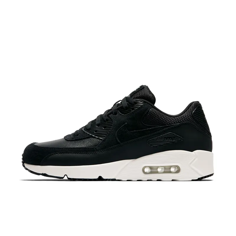 Nike Air Max 90 Ultra 2.0 Leather Black Black/White (924447-001)