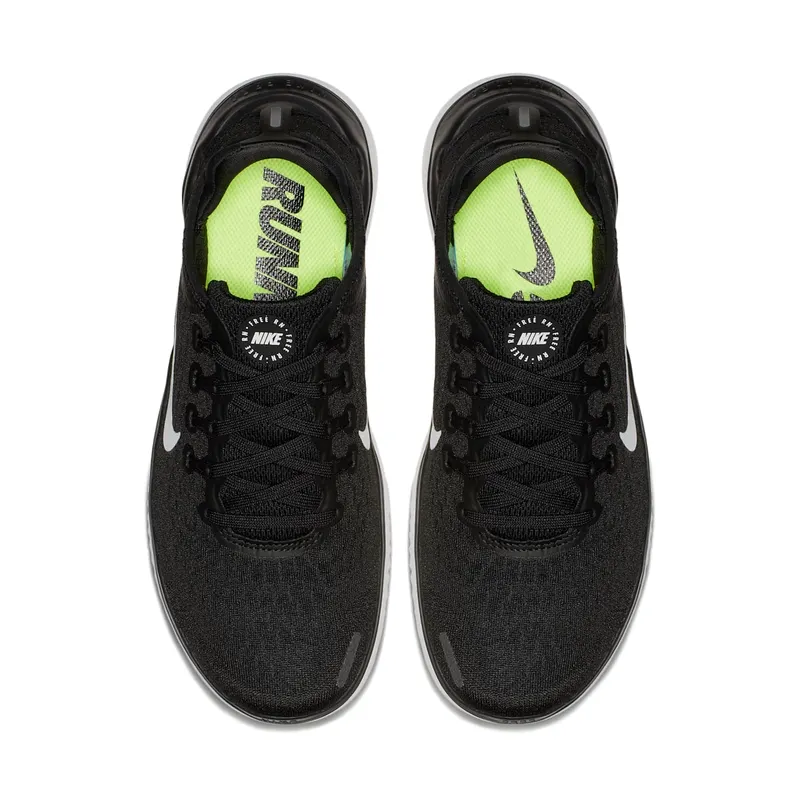 Nike Free RN 2018 Black White (W) Black/White (942837-001)
