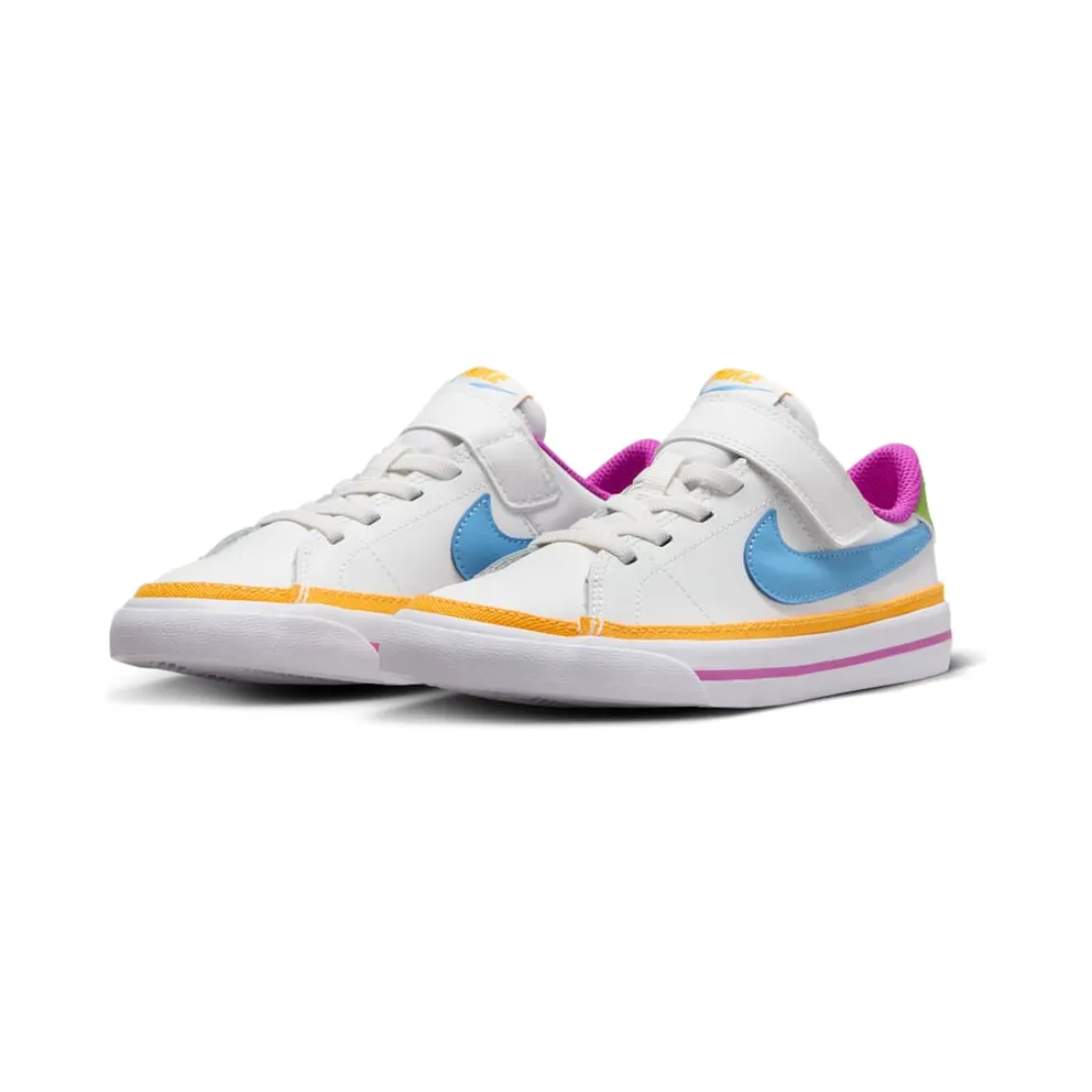 Nike Court Legacy Lift PS “White Multi-Color” (DA5381-123)