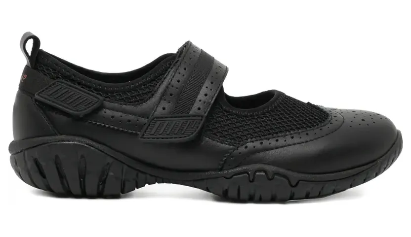 Cotemp Ballerinas mit perforierten Riemen “Black” (S14SNDU30N)