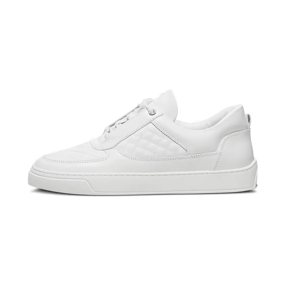 Leandro Lopes Faisca with gewatteerd patroon – White (LL039P80)