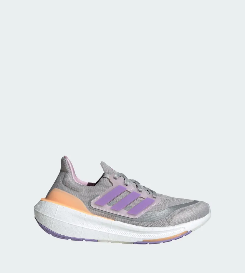 adidas Ultra Boost Light Grey Violet Fusion Acid Orange (IE1762)