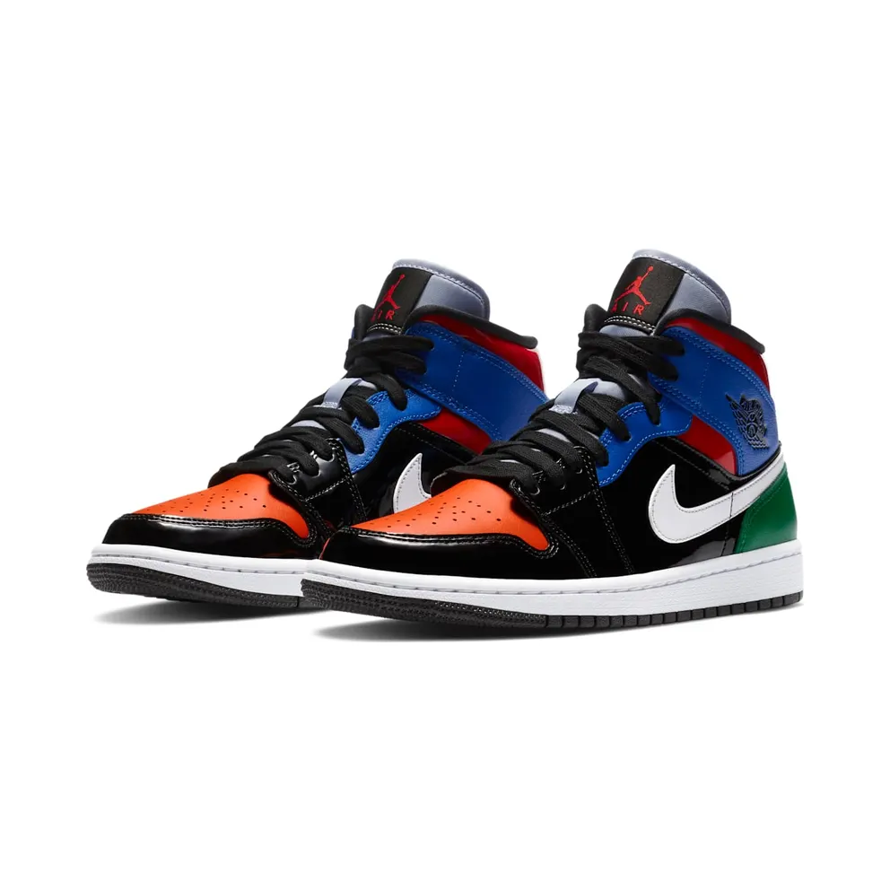 Air Jordan WMNS 1 Mid SE ‘Multi Patent’ (2020) (CV5276-001)