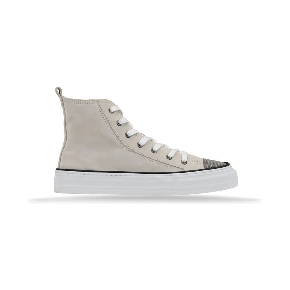 Brunello Cucinelli Oldstar “Ivory/Silver/White” (MZSFG2617 CQF25)