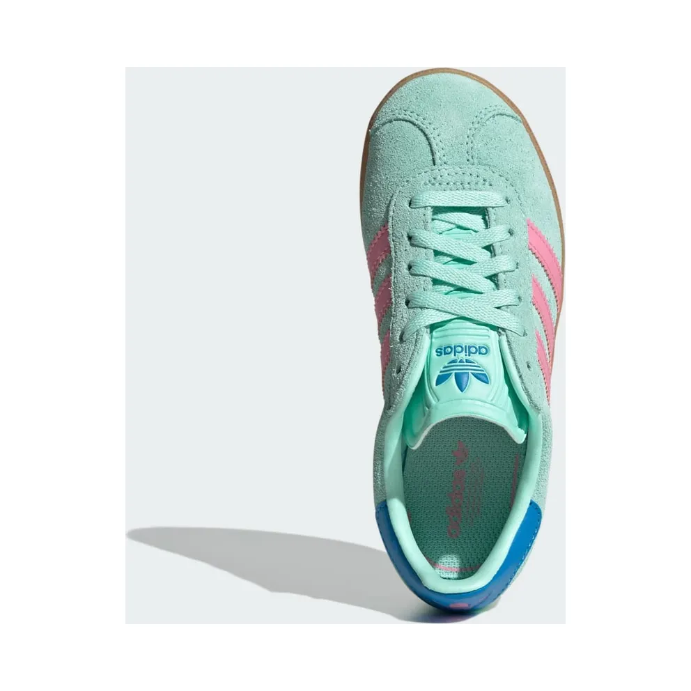 Adidas Gazelle Kids Clear Mint / Bliss Pink / Bright Blue (JP7130)