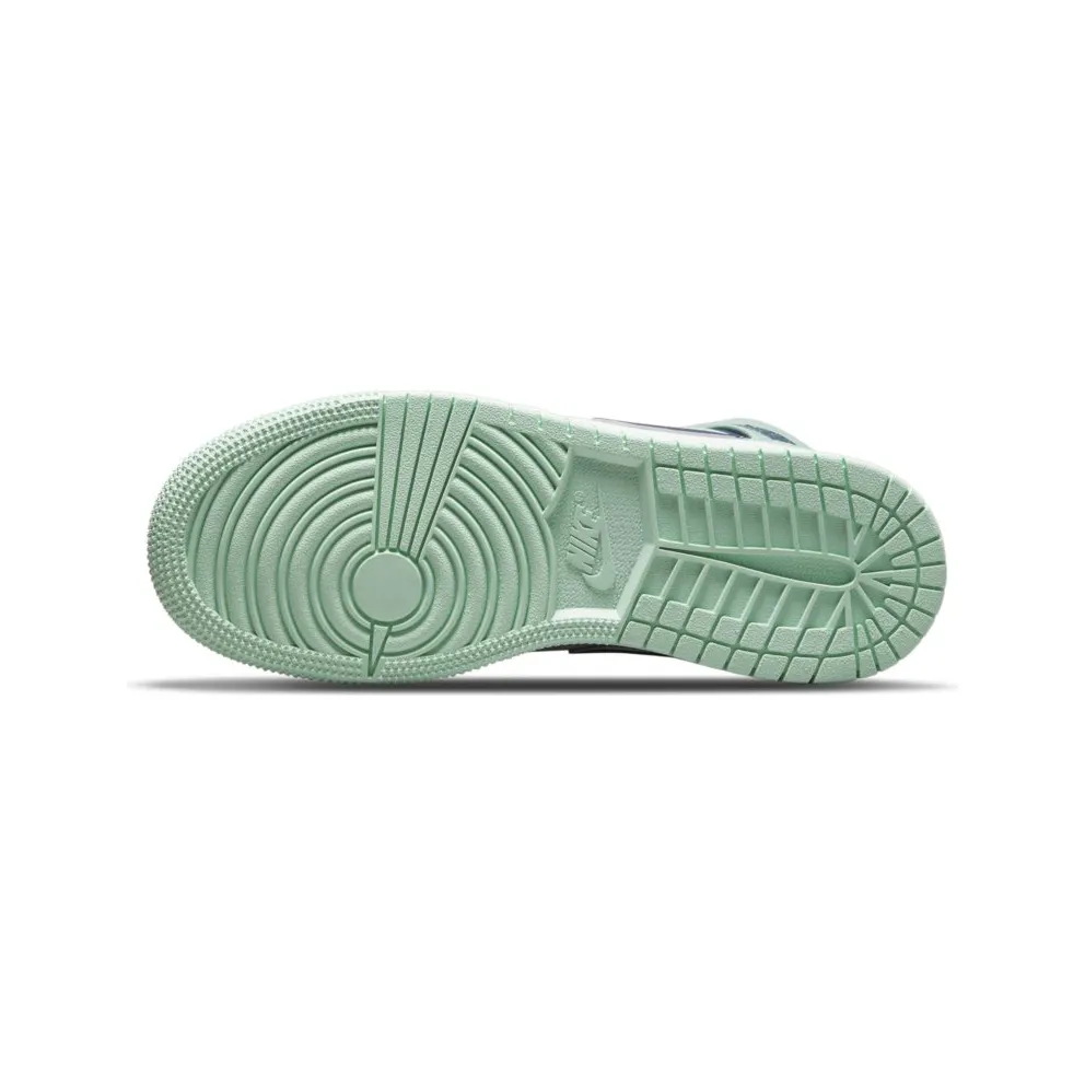 Jordan 1 Mid Blue Mint (GS) (554725-413)