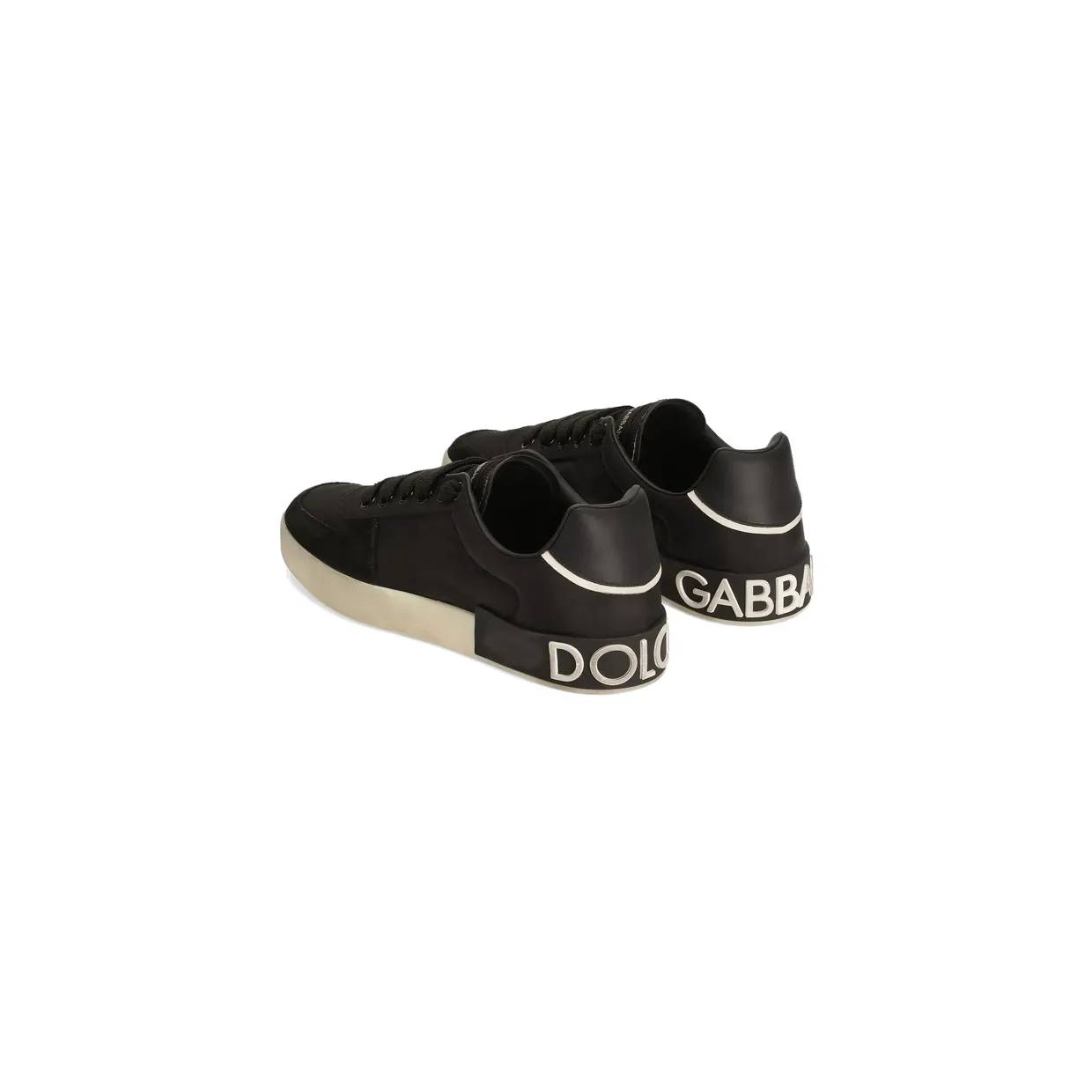 Dolce & Gabbana Portofino Nylon and Split Calfskin “Black” (CS2392 A0136 8B956) (3)