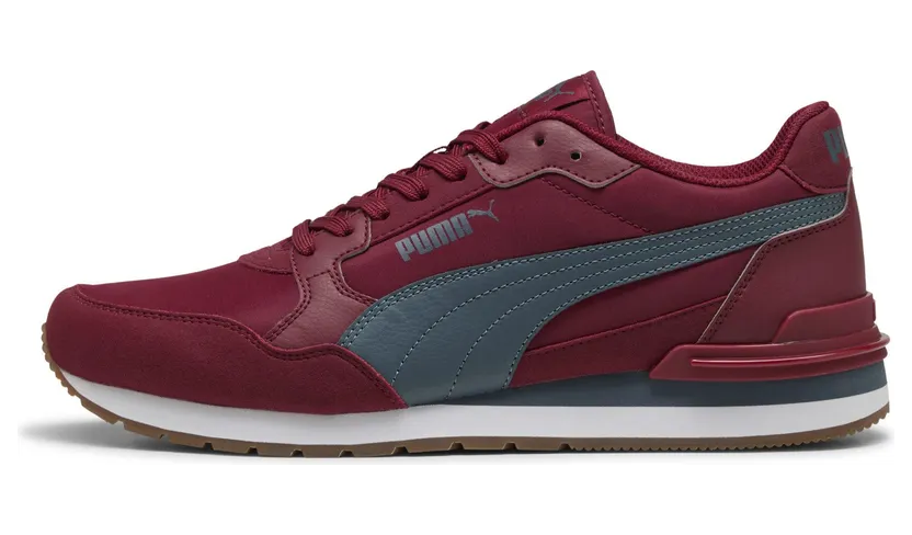 Puma ST Runner v4 Nylon “Garnet Glow / Evening Blue / Puma White / Gum” (399069_30)