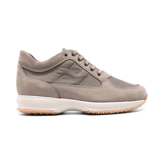Hogan Interactive sneakers met vlakken – Beige (HXM00N00E10T1W)