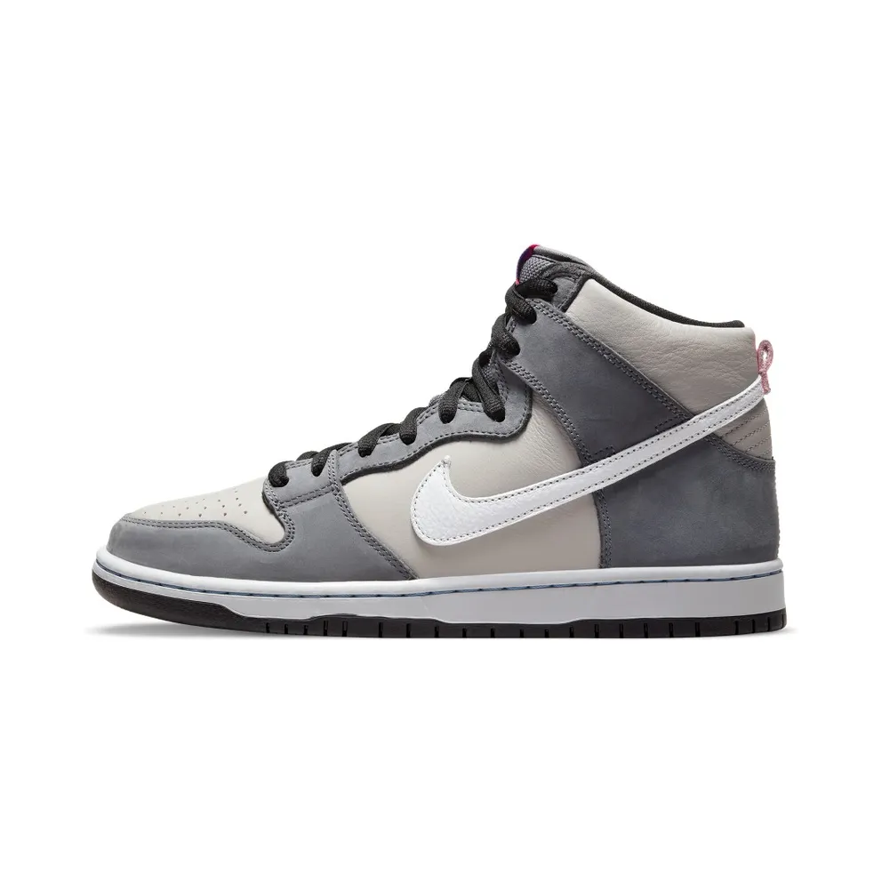 Nike SB Dunk High Medium Grey Pink (DJ9800-001)