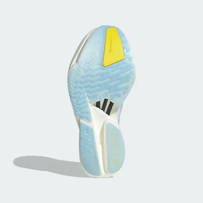 adidas Adizero Adios Pro 4 “Cloud White / Glow Blue / Yellow” (KI9387)