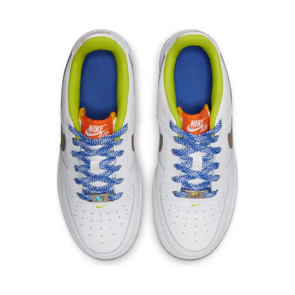 Nike Air Force 1 Low LV8 White Magma Orange (GS) (DQ7767-100)
