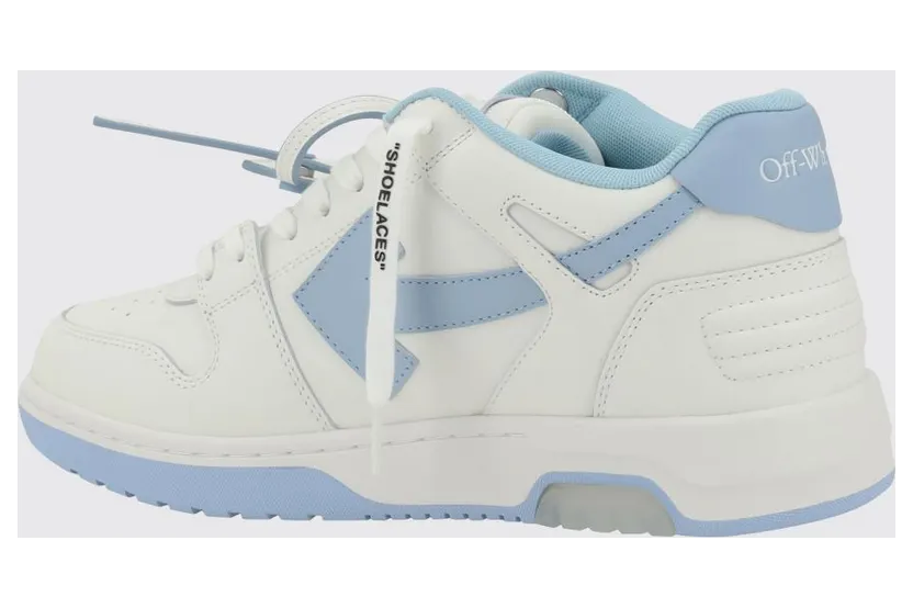 Off-White Bicolor Out Of Office Sneakers in Leather and Recycled Polyester White 2 (M189C9L0190140) (2)