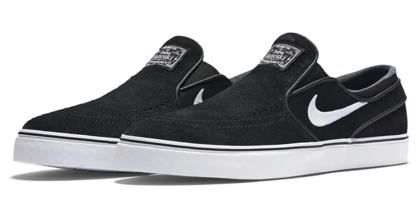 Nike SB Zoom Stefan Janoski Slip-On Black White