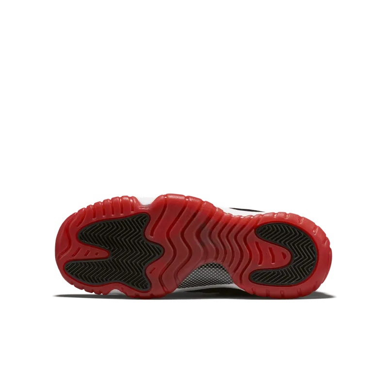 Jordan 11 Retro Low Bred (GS) Black/True Red-White (528896-012)