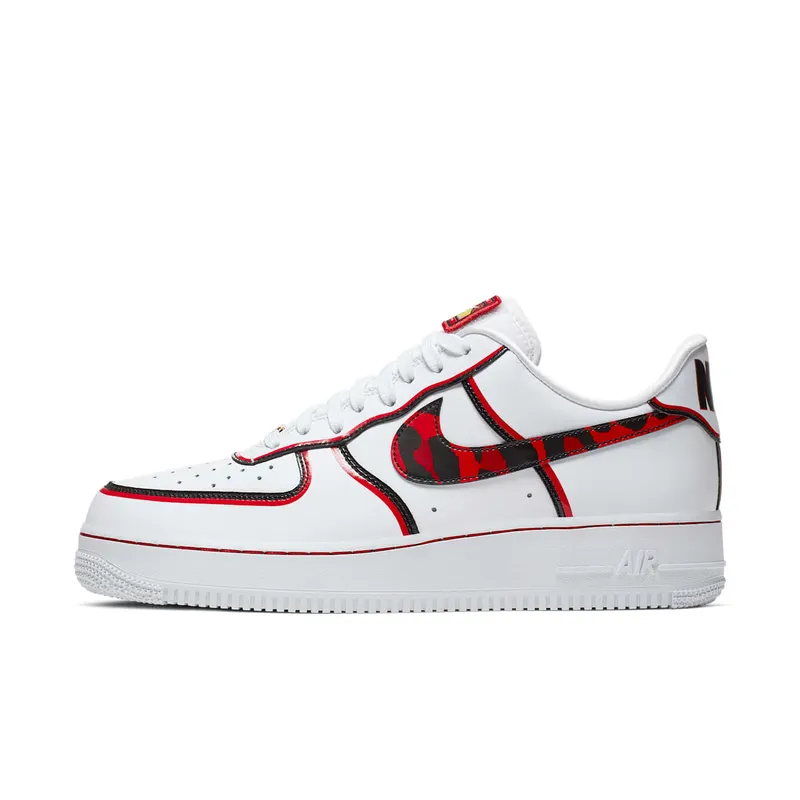 Nike Air Force 1 Low Dennis Rodman White/Black-University Red (CK6686-100)
