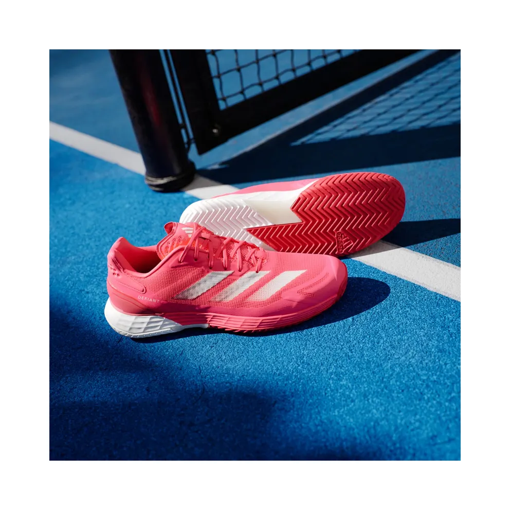 Adidas Defiant Speed 2 Tennis Shoes Lucid Red / Zero Metalic / Pure Ruby (IH3090)