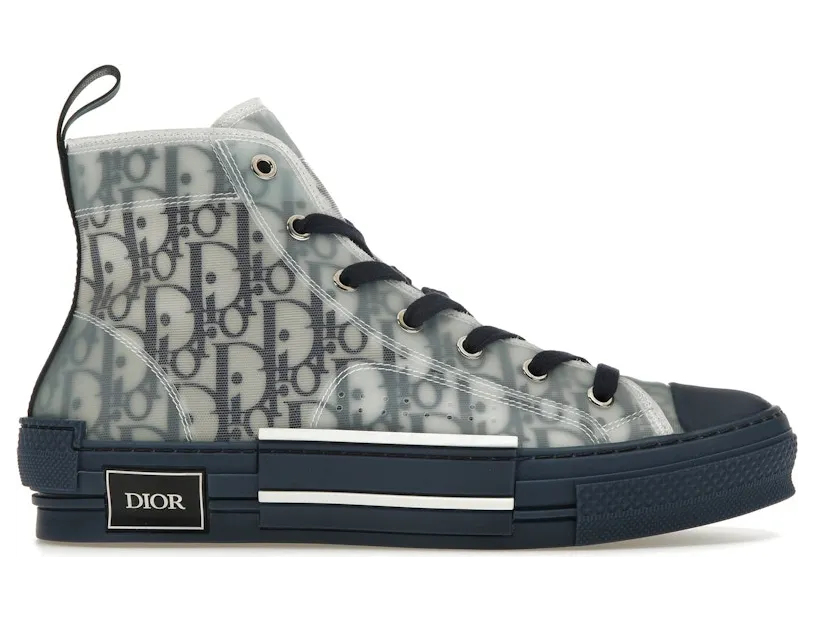 Dior B23 High Top Blue Oblique