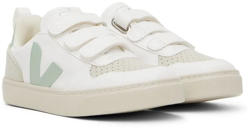 VEJA Kids White & Blue V-10 (CV0703034C)