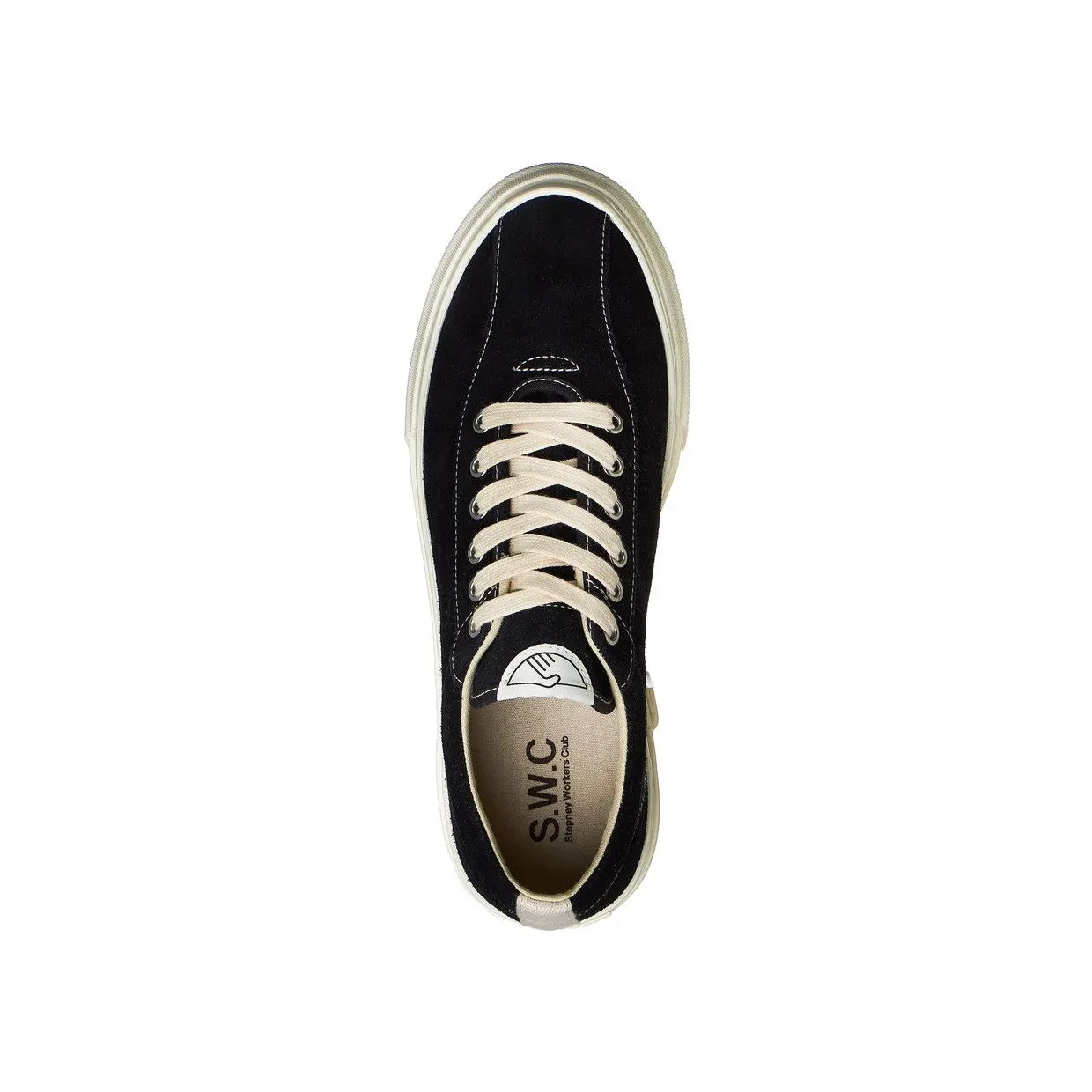Stepney Workers Club Dellow Suede Black / Ecru (YA01135) (4)