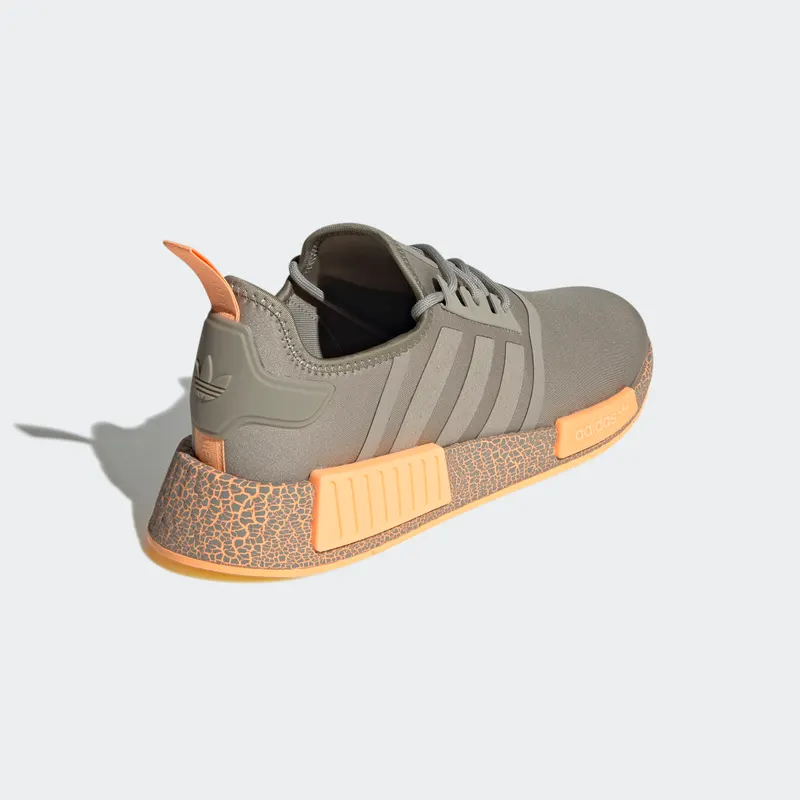 Adidas NMD_R1 Feather Grey / Feather Grey / Acid Orange (GW5632)