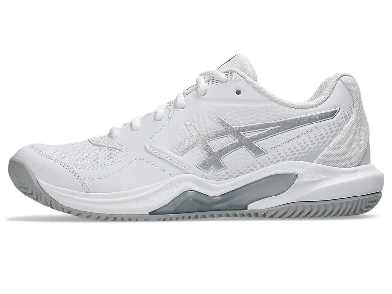 ASICS GEL-DEDICATE 9 PADEL “White / Pure Silver” (1042A318-101)