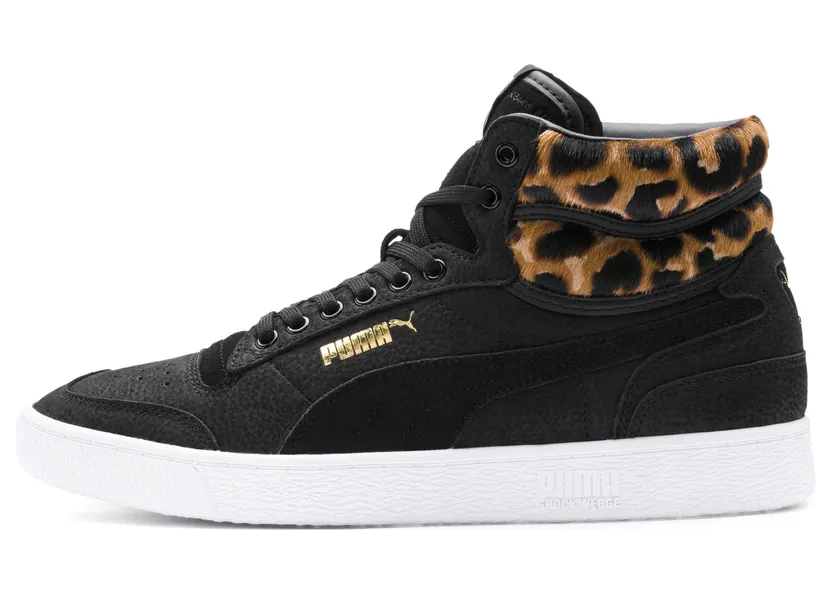 Puma Ralph Sampson Mid Wild Basketballschuh Weiß/Schwarz (370840-01)