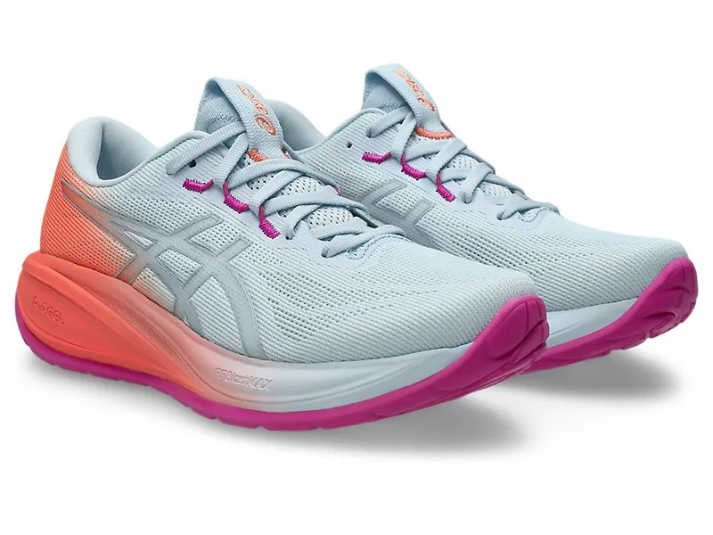 ASICS GEL-CUMULUS 28 SUNNY SIZZLE “Sky / Sun Coral” (1012B986-400)