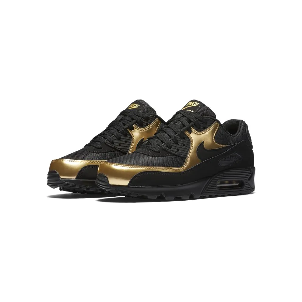 Nike Air Max 90 Ultra Essential Black/Black-Metallic Gold (537384-058)
