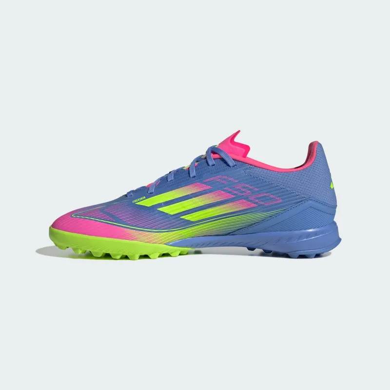 adidas F50 League Turf Blue Fusion Lucid Lemon Lucid Pink (IE1230)