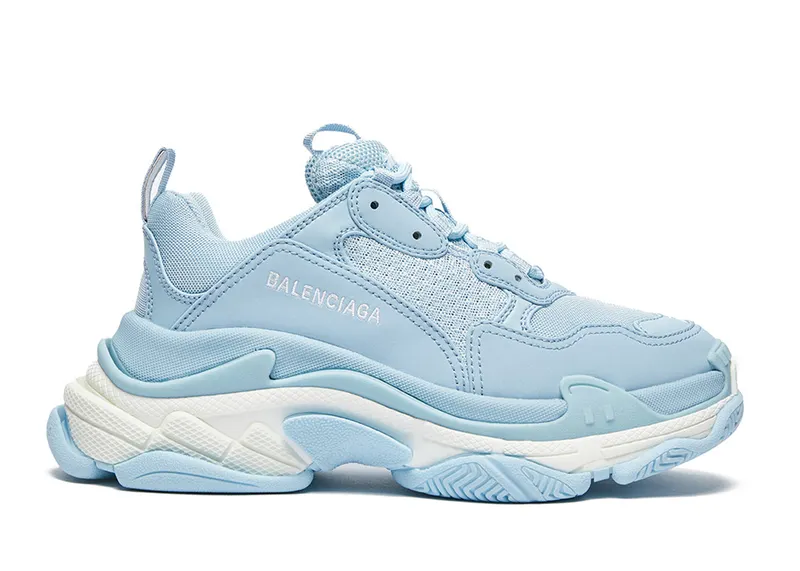 Balenciaga Triple S Light Blue White (W) (524039W2CA74090)