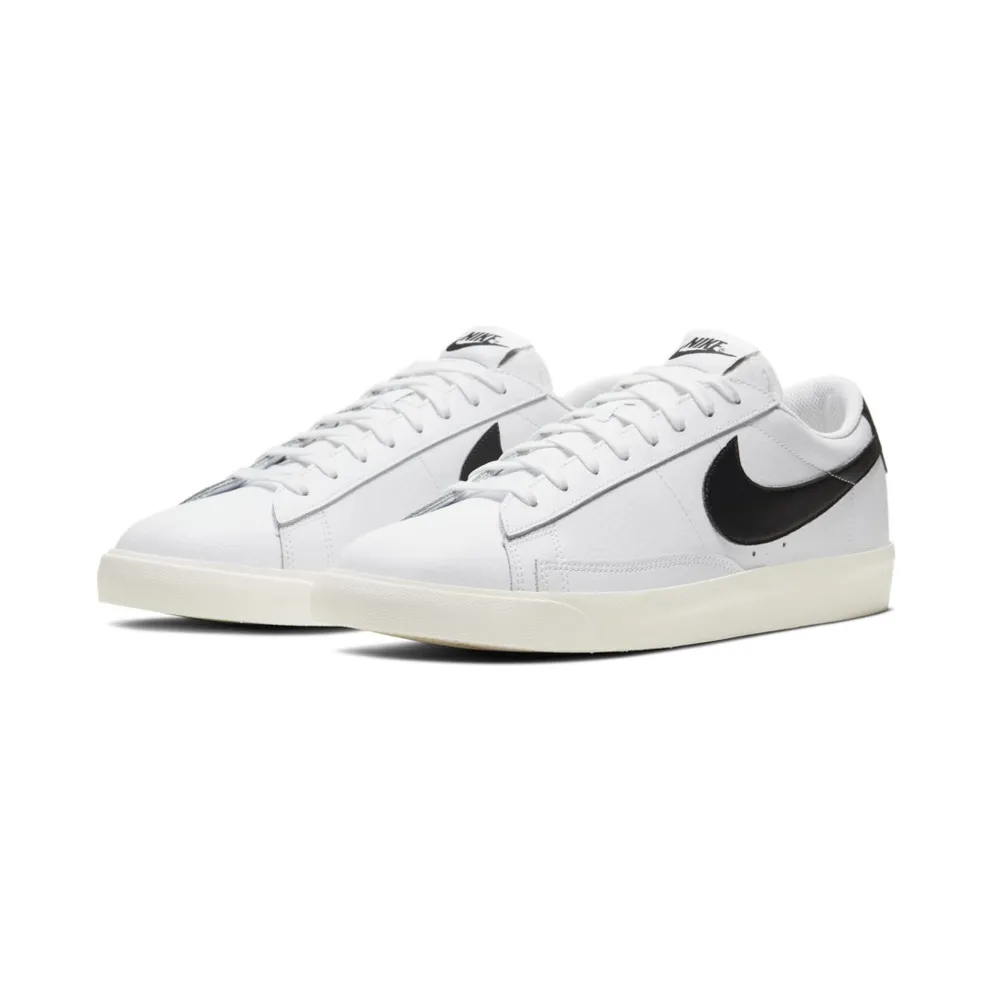 Nike Blazer Low Leather White Black White/Black-Sail (CI6377-101)